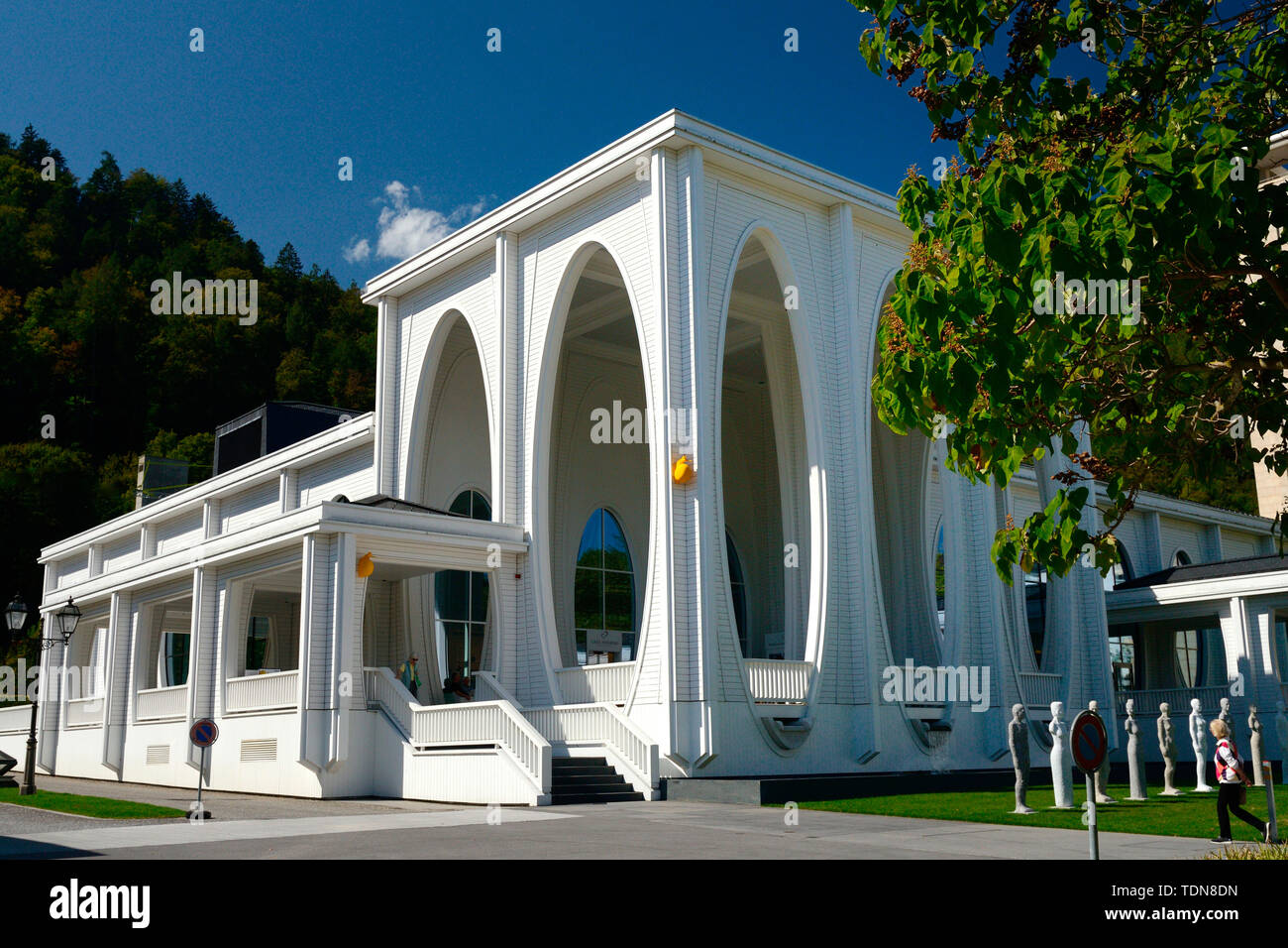 Bad Ragaz, Tamina Therme, Kanton San Gallo, Svizzera, Europa Foto Stock