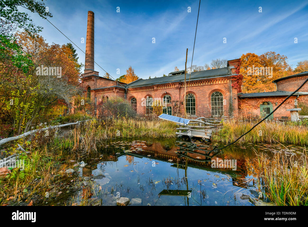 Naturschutzzentrum Oekowerk Teufelssee, Grunewald, Berlino, Deutschland, Ökowerk Foto Stock