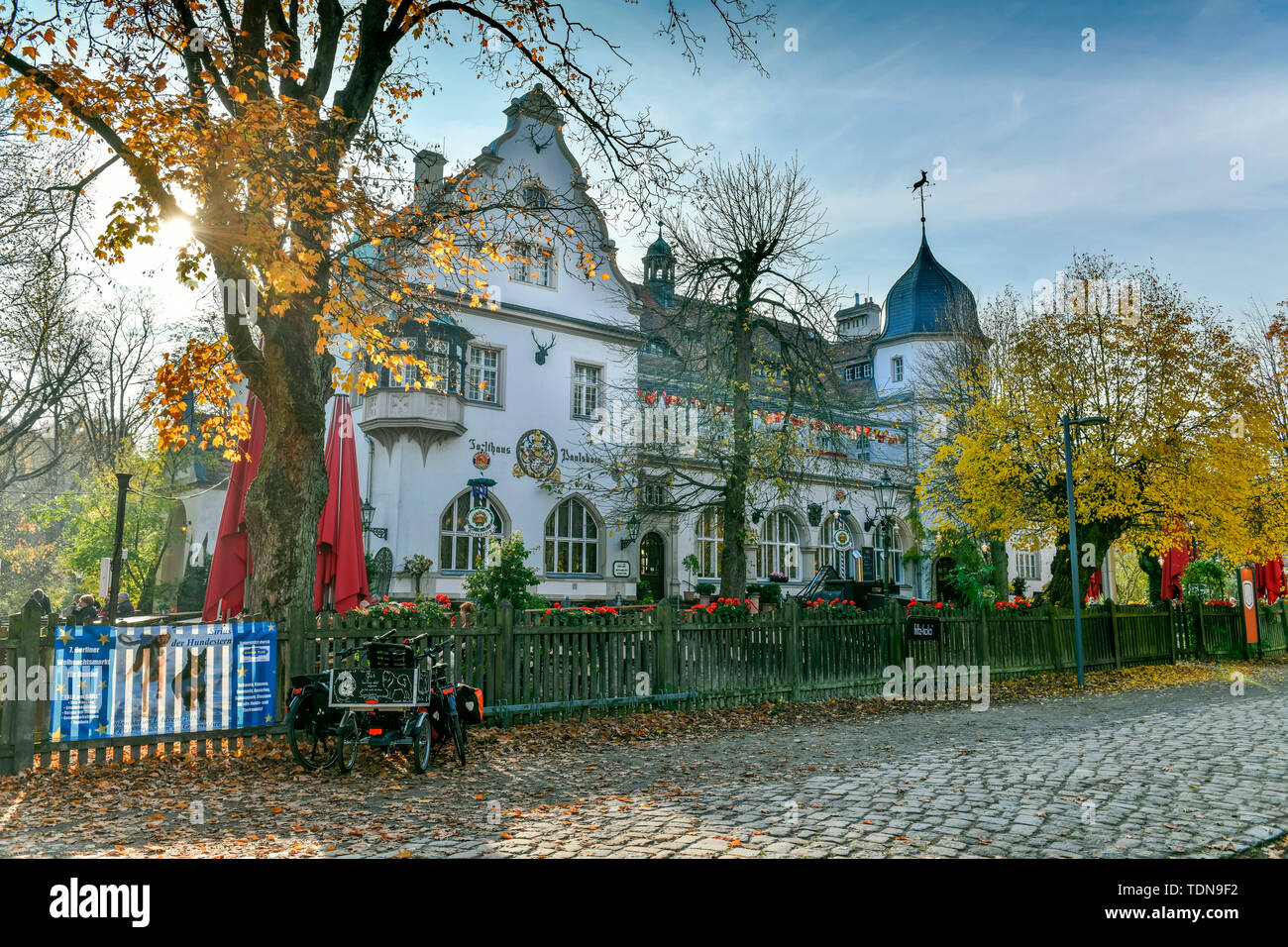 Forsthaus Paulsborn, Grunewald, Berlino, Deutschland Foto Stock