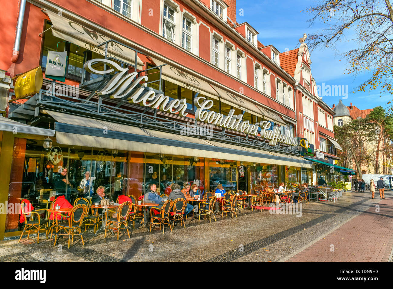 Wiener Conditorei Caffeehaus, Roseneck, Wilmersdorf, Berlino, Deutschland Foto Stock