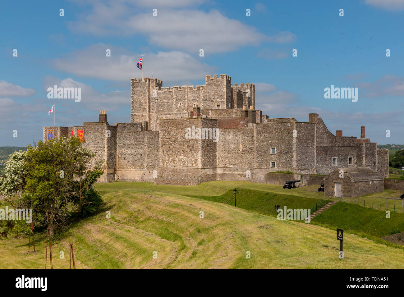 Il castello di Dover, Dover, Kent, Regno Unito Foto Stock