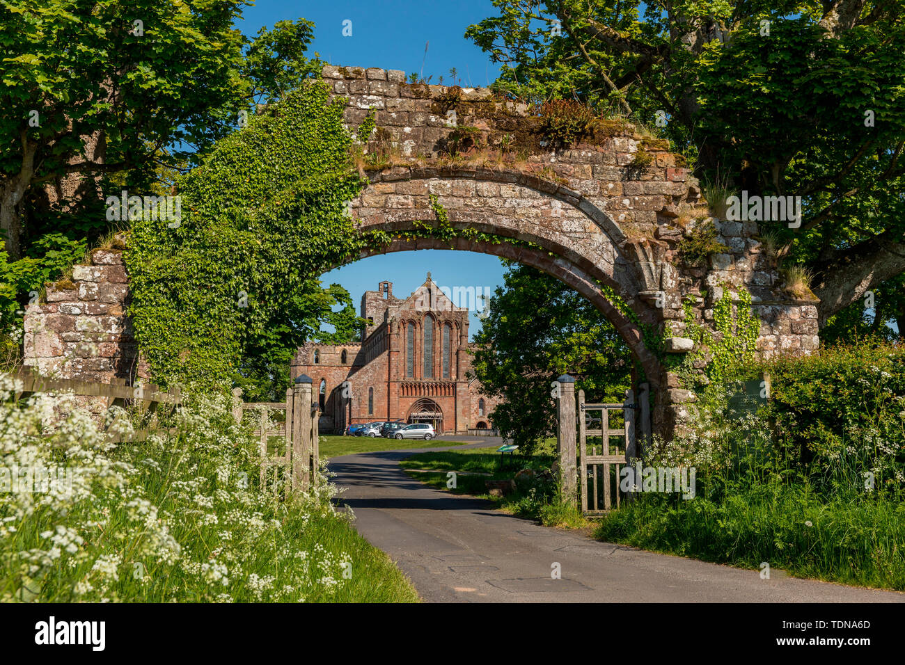 Lanercost Priory, Northumbria, REGNO UNITO Foto Stock