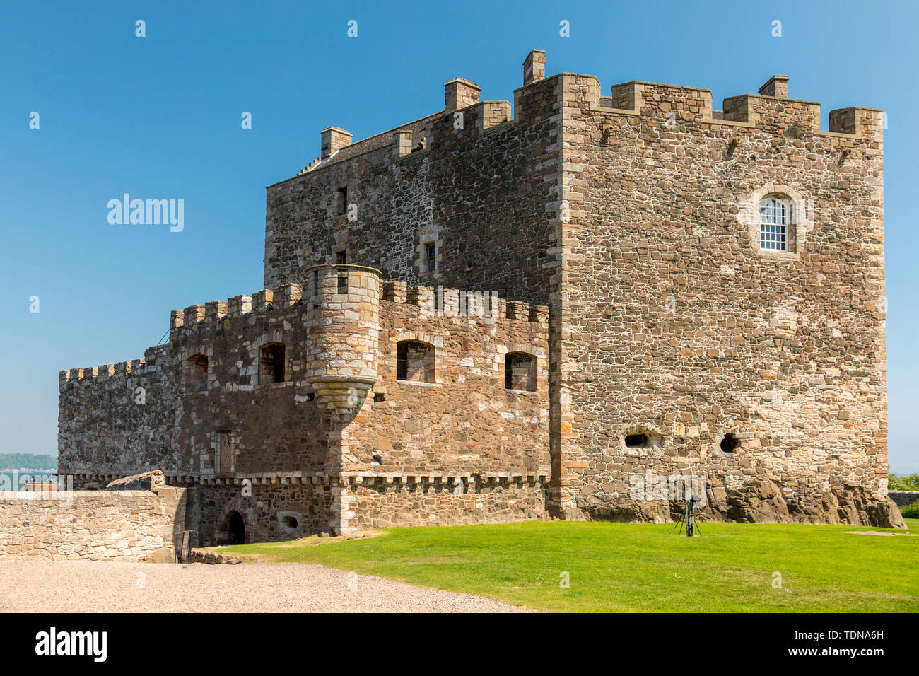Castello di nerezza, pianure, Scotland, Regno Unito Foto Stock