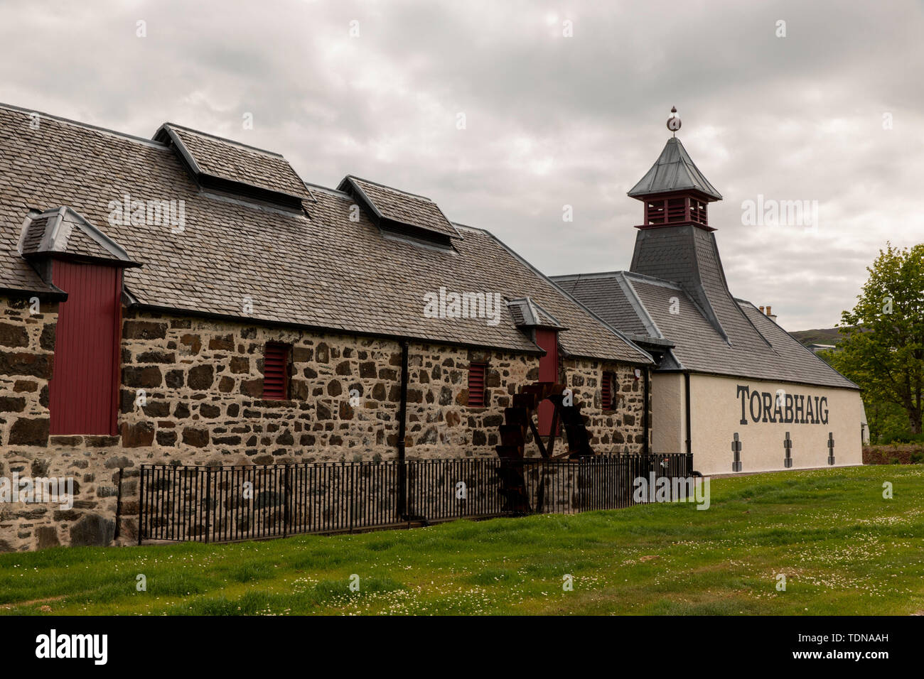 Destillery Thorabhaig, Isola di Skye, Scotland, Regno Unito Foto Stock