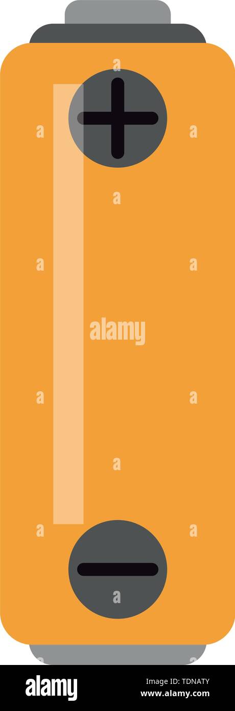 Batteria con il polo positivo e quello negativo simbolo Immagine e  Vettoriale - Alamy