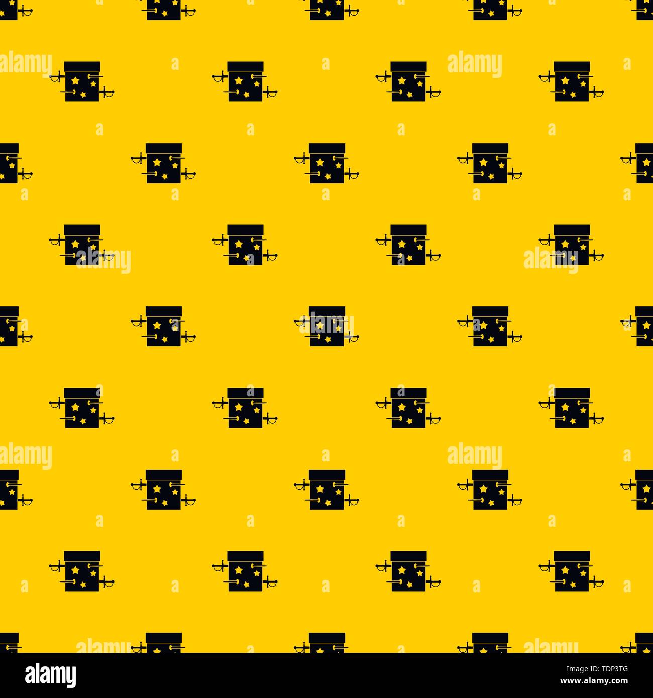 Casella di spada illusione vettore di pattern Illustrazione Vettoriale