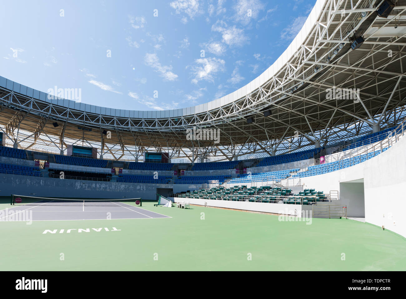 Tianjin Centro Internazionale di Tennis Foto Stock