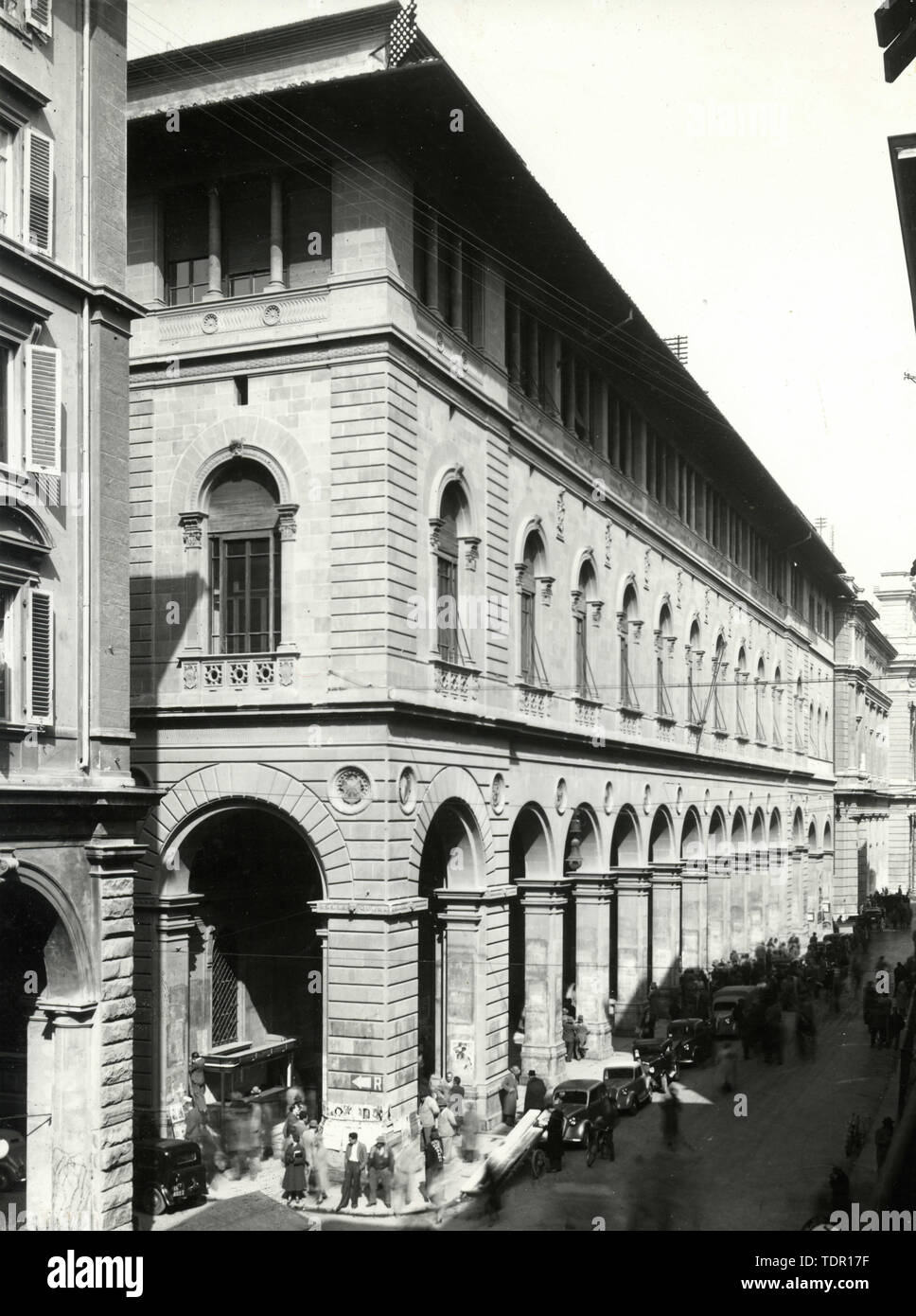 Palazzo delle Poste e Telecomunicazioni, Firenze Italia 1930 Foto Stock