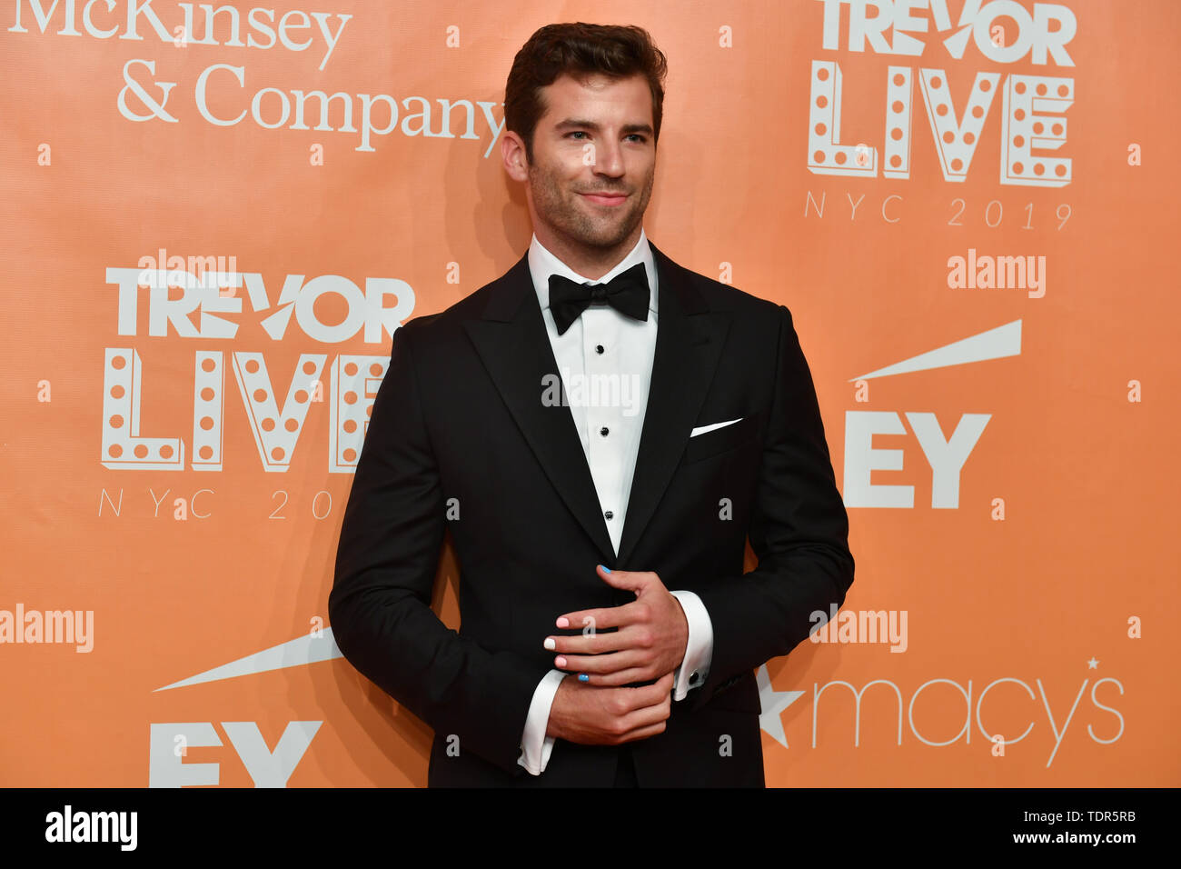 Taylor Phillips assiste il 2019 TrevorLIVE New York Gala a Cipriani Wall Street il 17 giugno 2019 a New York City. Foto Stock