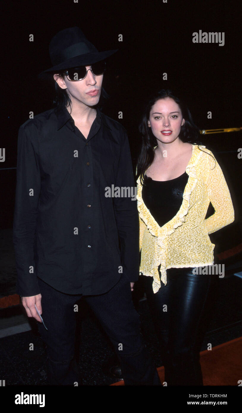 Oct 11, 1999; Los Angeles, CA, Stati Uniti d'America; Marilyn Manson @ la premiere di 'La retta Storia'.. (Credito Immagine: Â© Chris Delmas/ZUMA filo) Foto Stock