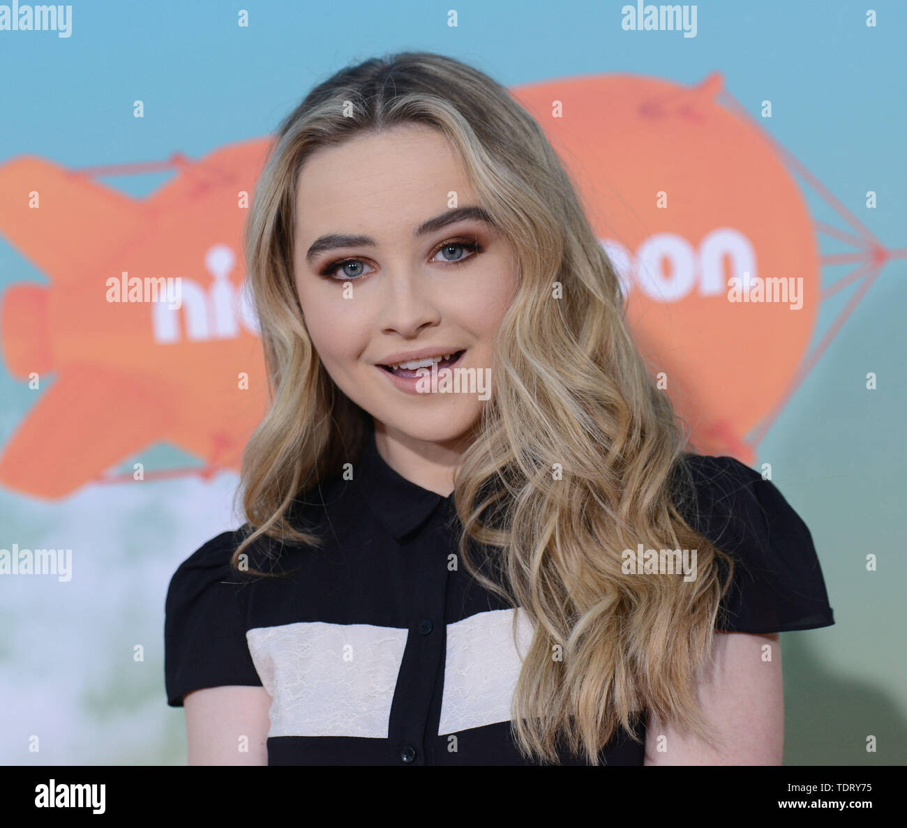 Marzo 13, 2016 - Los Angeles, California, Etats-Unis - Sabrina Carpenter @ 2016 Nickelodeon Kids Choice Awards tenutosi @ Forum..Marzo 12, 2016 (credito Immagine: Â© Chris Delmas/ZUMA filo) Foto Stock