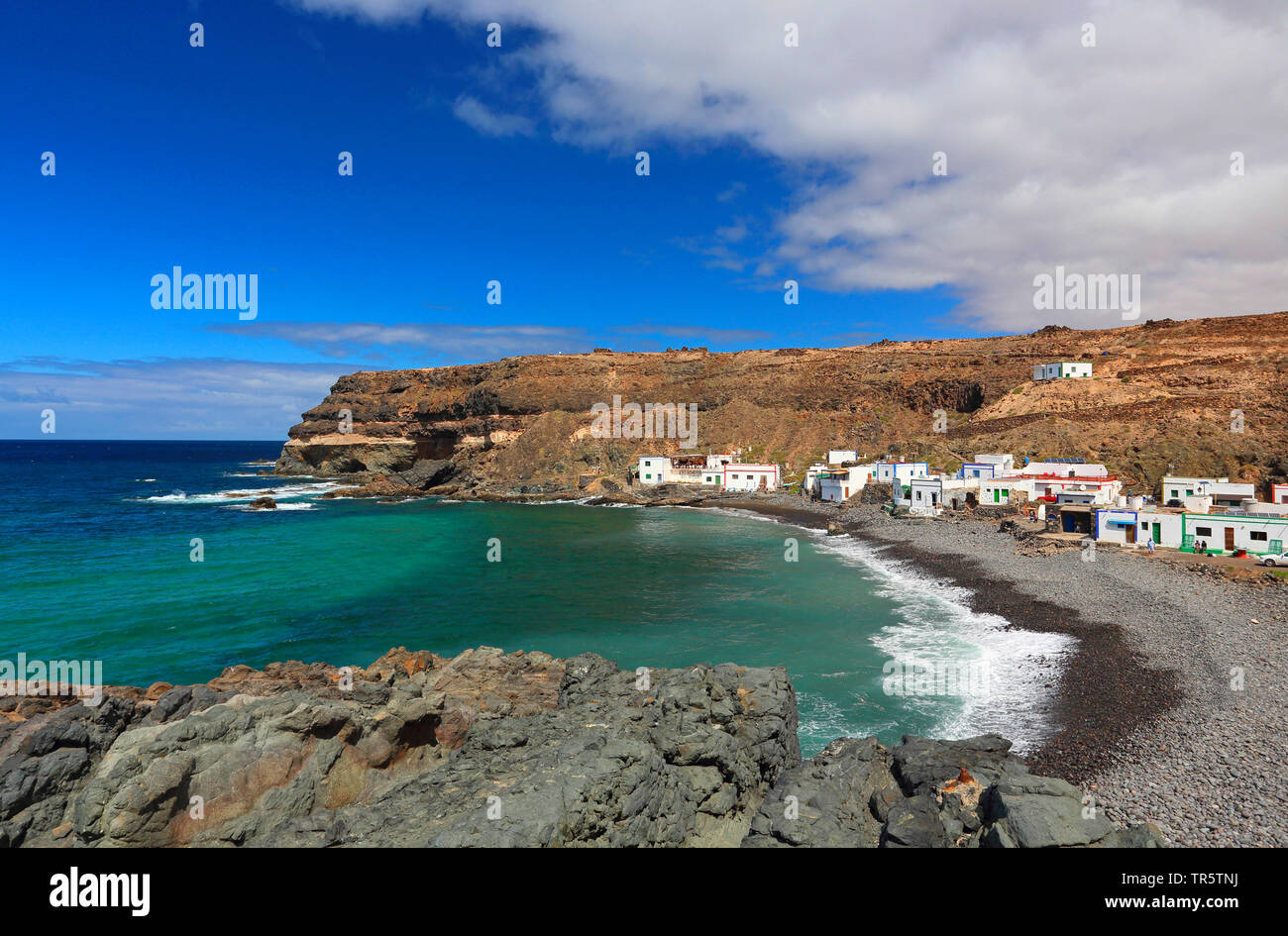 Villaggio di pescatori di Los Molinos, Isole Canarie Fuerteventura Foto Stock