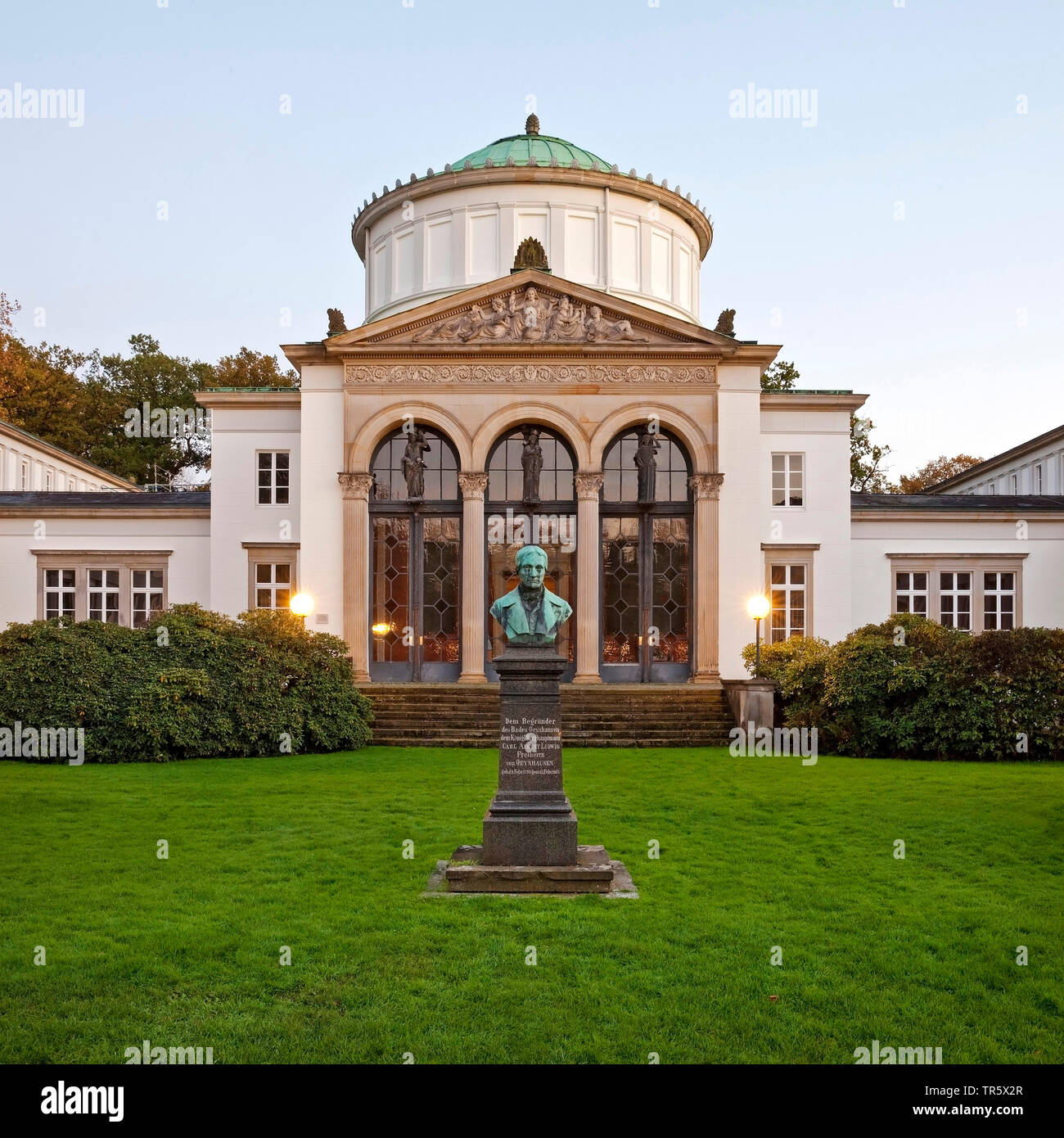 Casa 1 in prak spa di Bad Oeynhausen, in Germania, in Renania settentrionale-Vestfalia, East Westfalia, Bad Oeynhausen Foto Stock