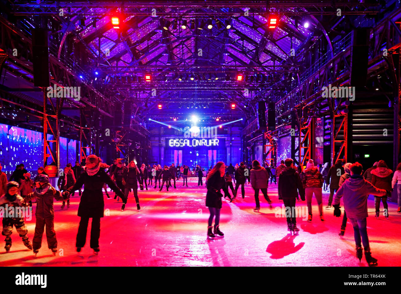 EisSalon Ruhr, Jahrhunderthalle, in Germania, in Renania settentrionale-Vestfalia, la zona della Ruhr, Bochum Foto Stock