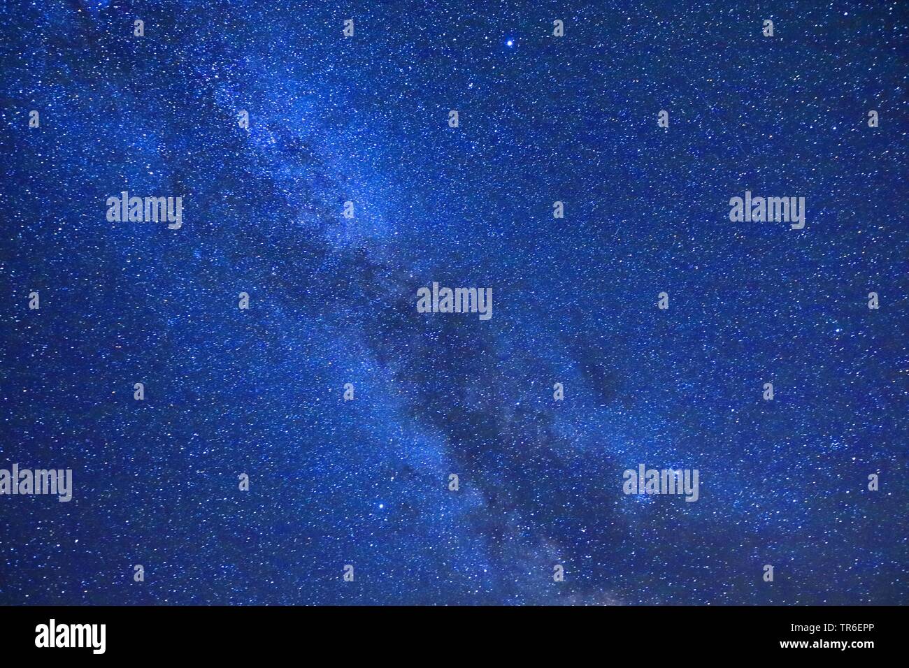 Notte stellata, Svizzera Foto Stock