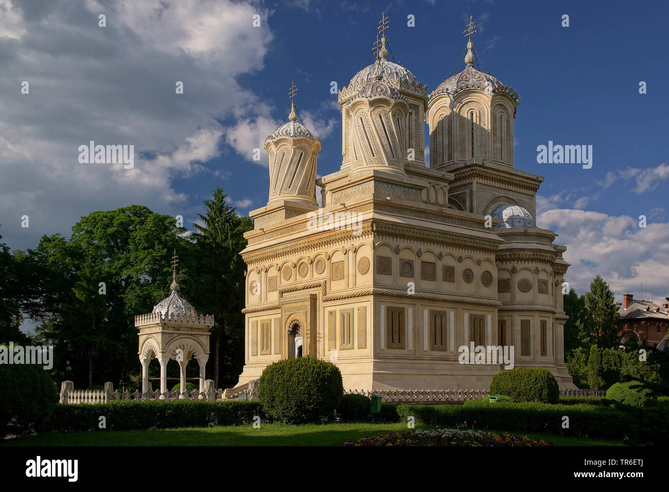 Curtea de Arges cattedrale, Romania, Wallachei, Curtea des Arges Foto Stock