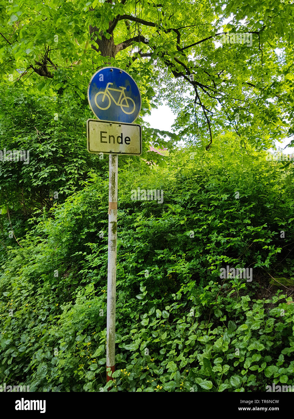 Fine di un ciclo modo, in Germania, in Renania settentrionale-Vestfalia, la zona della Ruhr, Witten Foto Stock