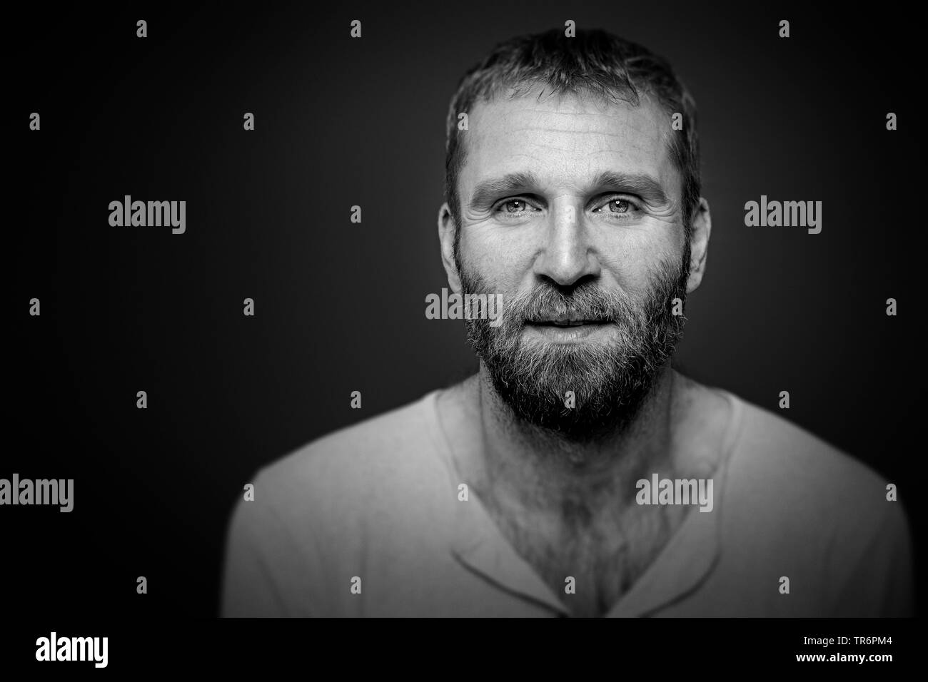 Ritratto di un uomo con la barba, Germania Foto Stock