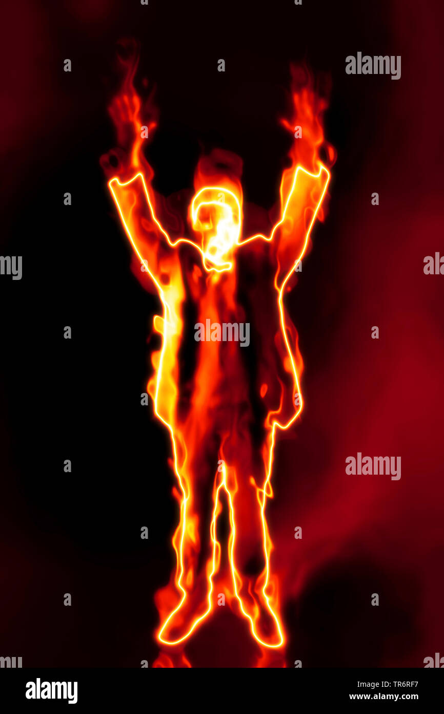 Business man Sindrome di burnout, Bundesrepublik Deutschland Foto Stock