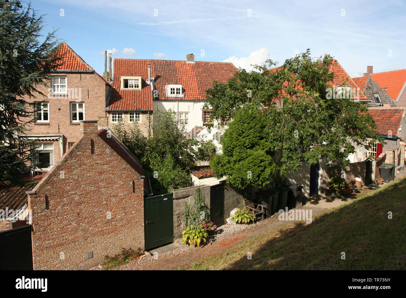 Villaggio di Oud-Heusden, Paesi Bassi, Brabant Foto Stock