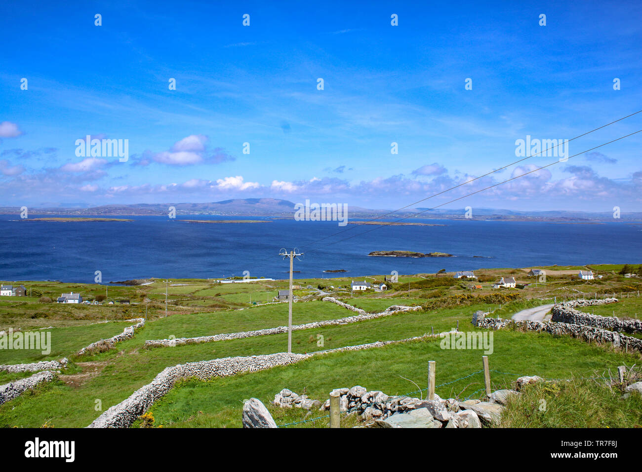 Giorno d'estate a Capo Clear Island West Cork Ireland. È la parte più meridionale dell'Irlanda abitata e conta una popolazione di 147 persone. Foto Stock