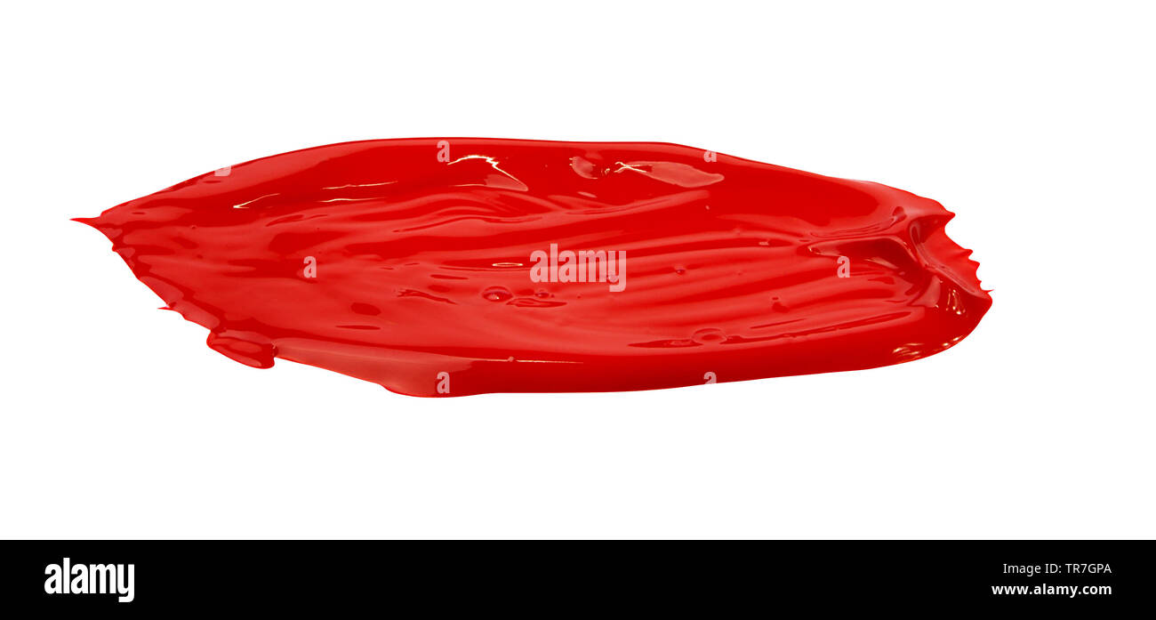 Close up rossetti su sfondo bianco Foto Stock