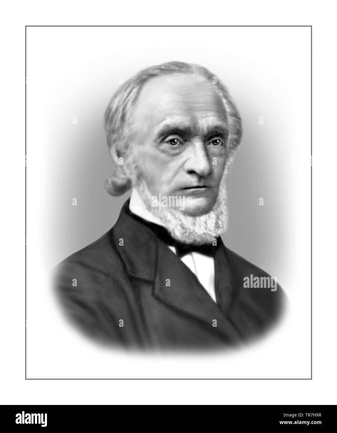 Ludwig Schlaefli 1814-1895 matematico svizzero Foto Stock