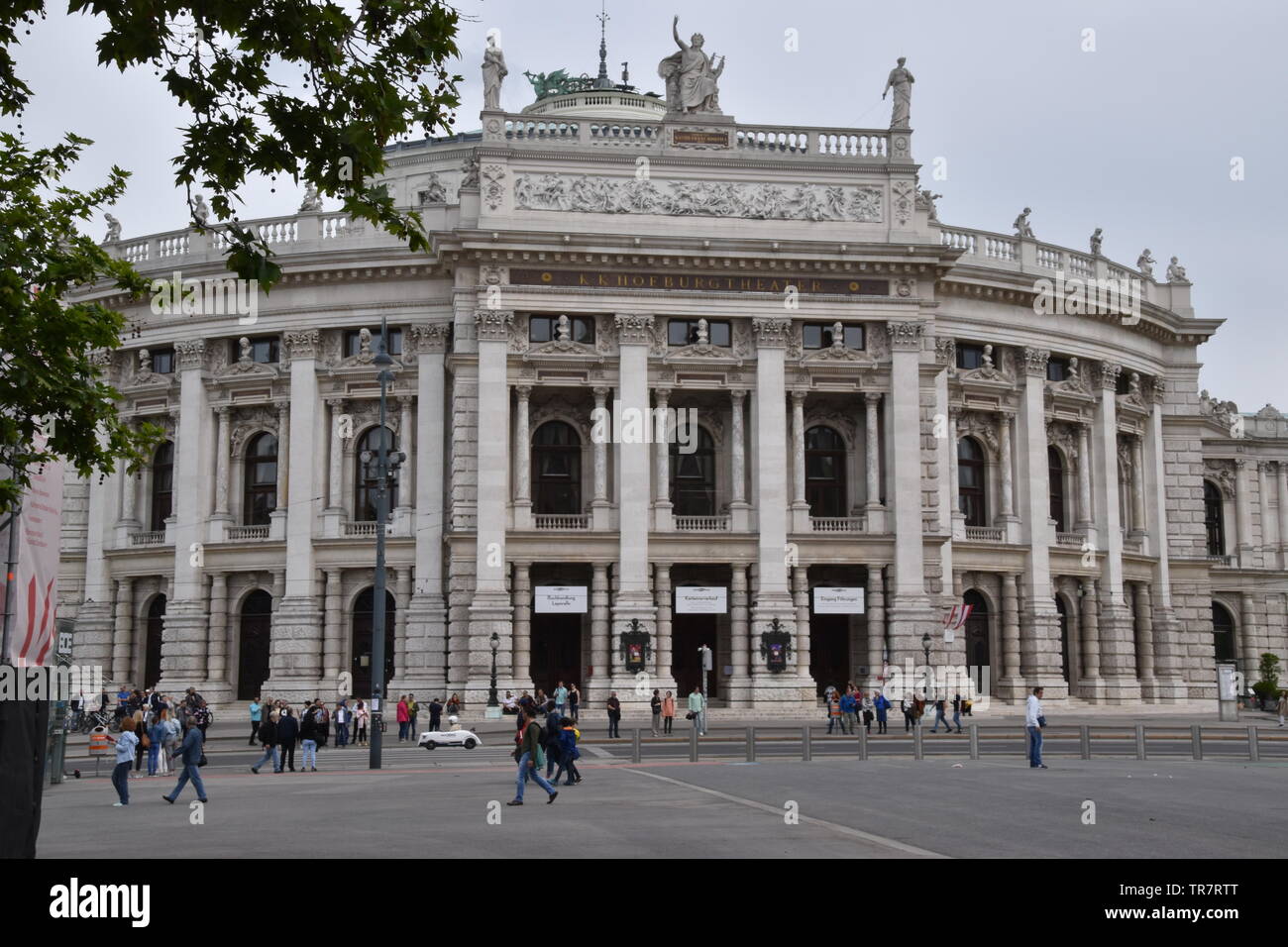 Il teatro Hofburg. Vienna. Austria Foto Stock