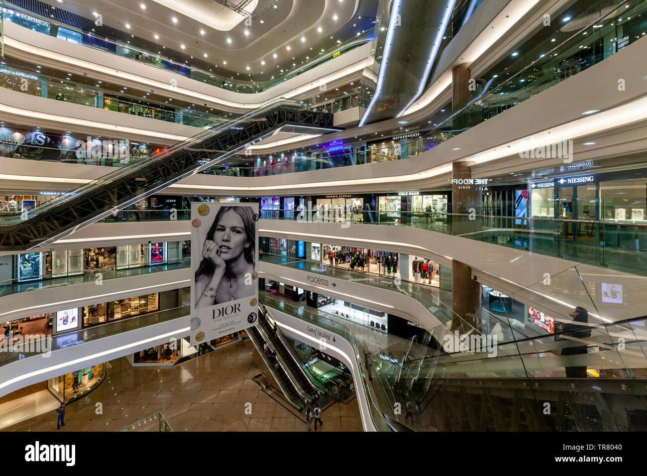 Centro Commerciale di Times Square, la Causeway Bay di Hong Kong, Cina Foto Stock