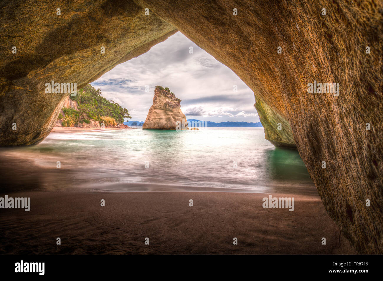 Cove della cattedrale, Nuova Zelanda Foto Stock
