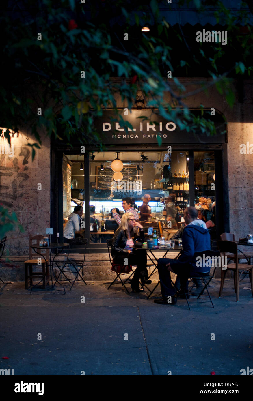 Delirio, Colonia Roma, Mexico DF. Foto Stock