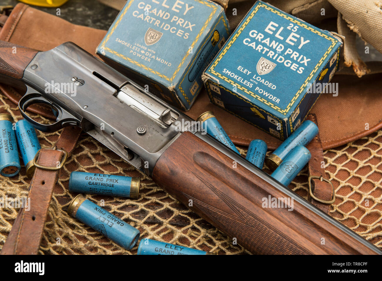 Un calibro 16 automatica Browning-5 fucile. La pistola, che è stata fatta anche nel più piccolo calibro 20 e più grande del calibro 12, era l'invenzione della famosa American fi Foto Stock