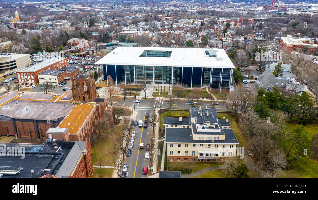 La Yale School of Management o SOM, New Haven, CT, Stati Uniti d'America Foto Stock