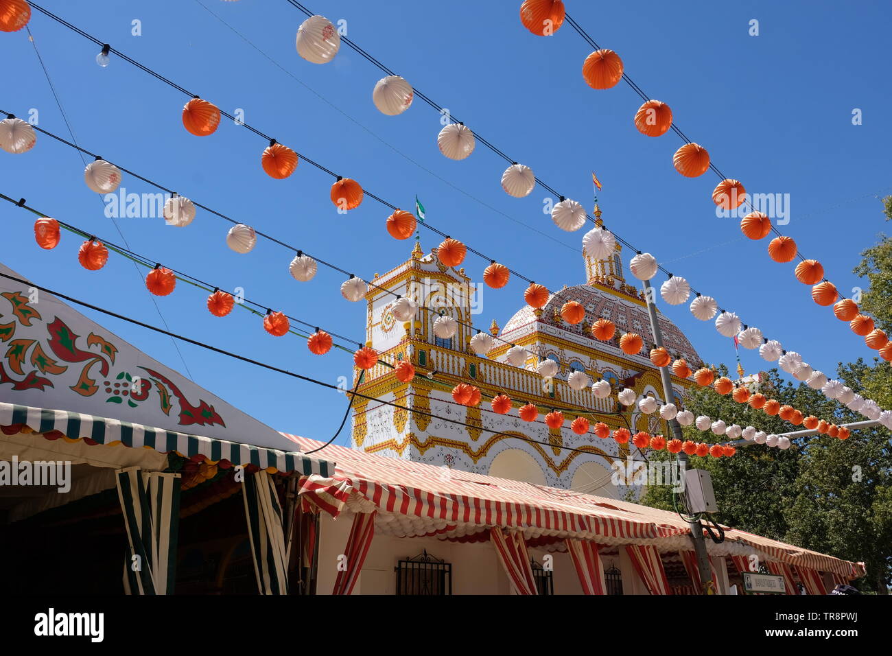 La fiera di Siviglia, Feria de Abril Foto Stock