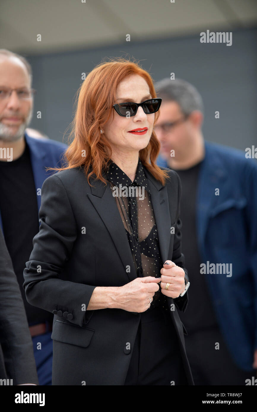 72esima edizione del Festival del Cinema di Cannes: photocall per il film ÒFrankie' con Isabelle Huppert, il 21 maggio 2019 Foto Stock