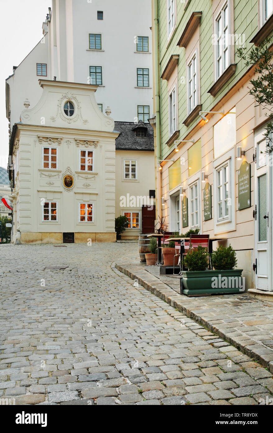 Vecchia strada di Vienna. Austria Foto Stock