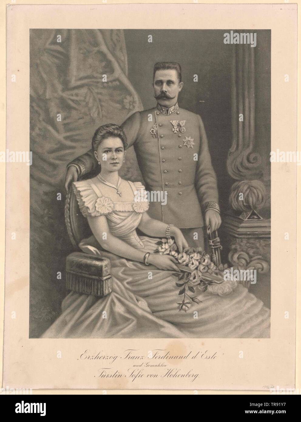 Franz Ferdinand, Arciduca d Austria-Este, Additional-Rights-Clearance-Info-Not-Available Foto Stock