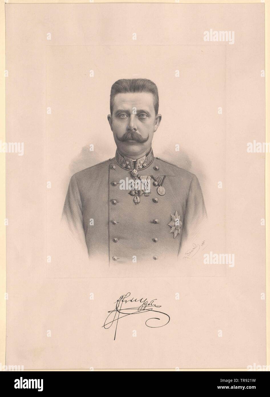 Franz Ferdinand, Arciduca d Austria-Este, Additional-Rights-Clearance-Info-Not-Available Foto Stock