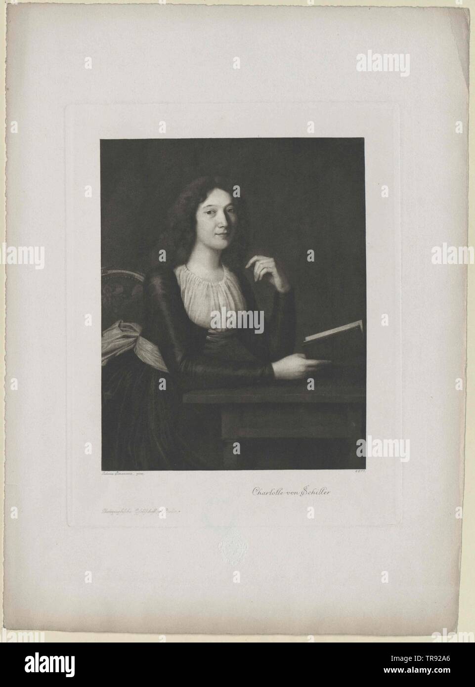 Lengefeld, Charlotte von, Additional-Rights-Clearance-Info-Not-Available Foto Stock
