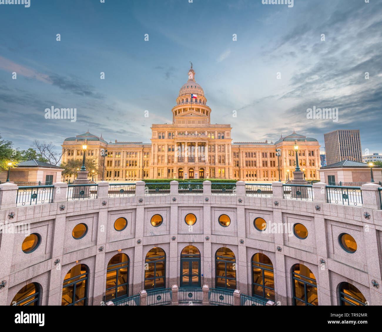 Austin, Texas, Stati Uniti d'America al Campidoglio dello Stato del Texas. Foto Stock