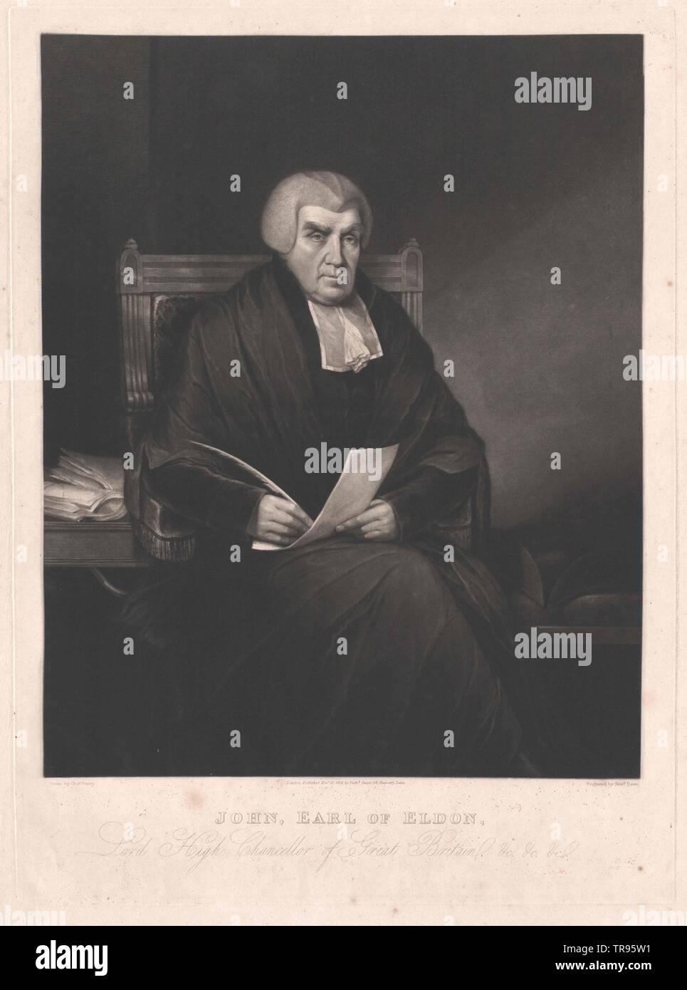 Scott, 1° Conte di Eldon, Giovanni, Additional-Rights-Clearance-Info-Not-Available Foto Stock