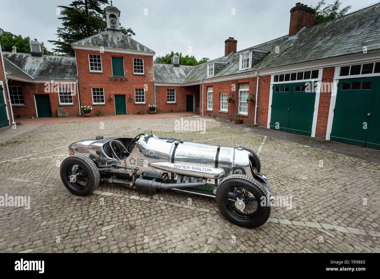 Napier Railton photo shoot in Surrey Foto Stock