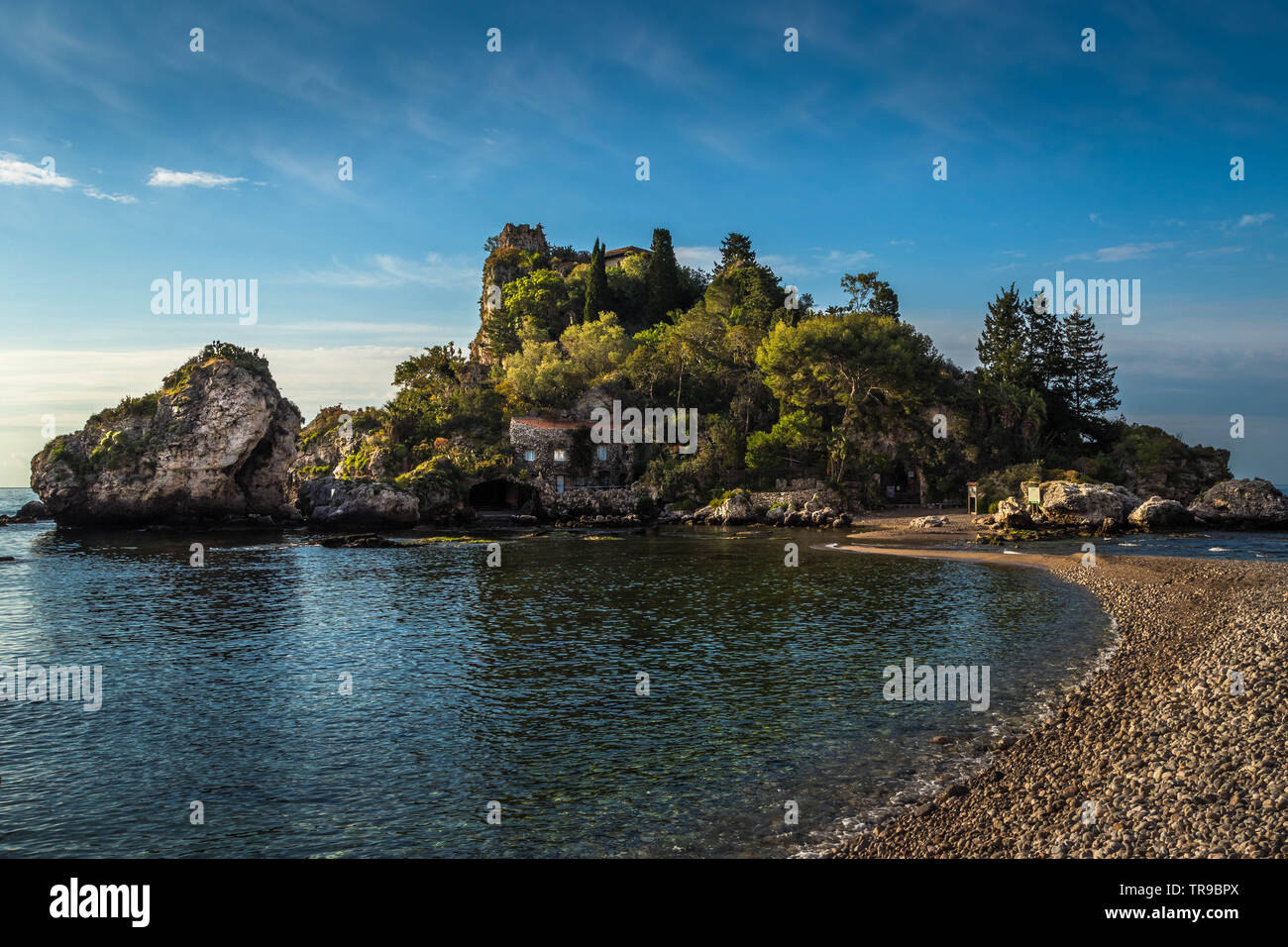 Isola Bella, Sicilia Foto Stock