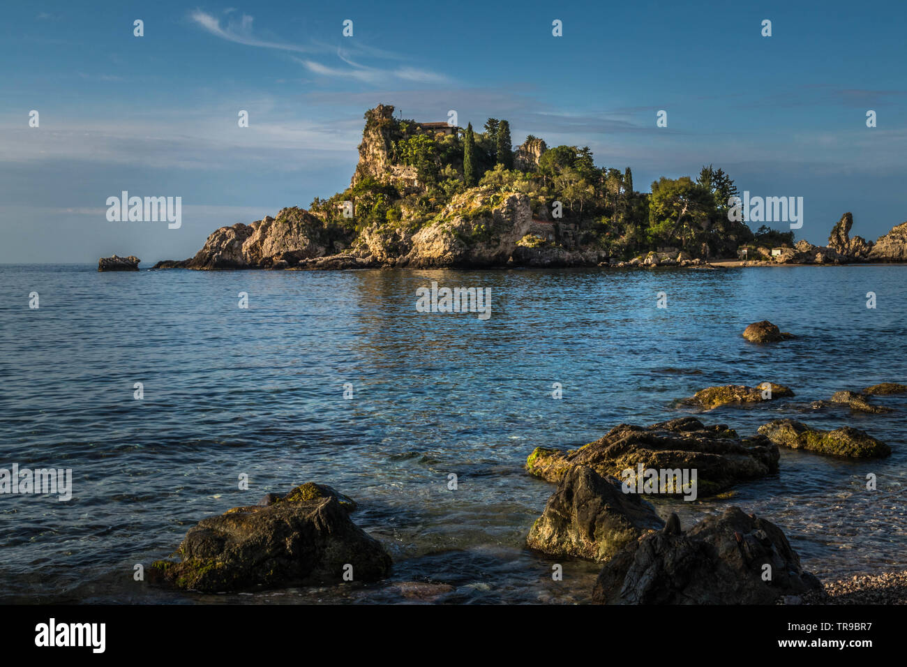 Isola Bella, Sicilia Foto Stock
