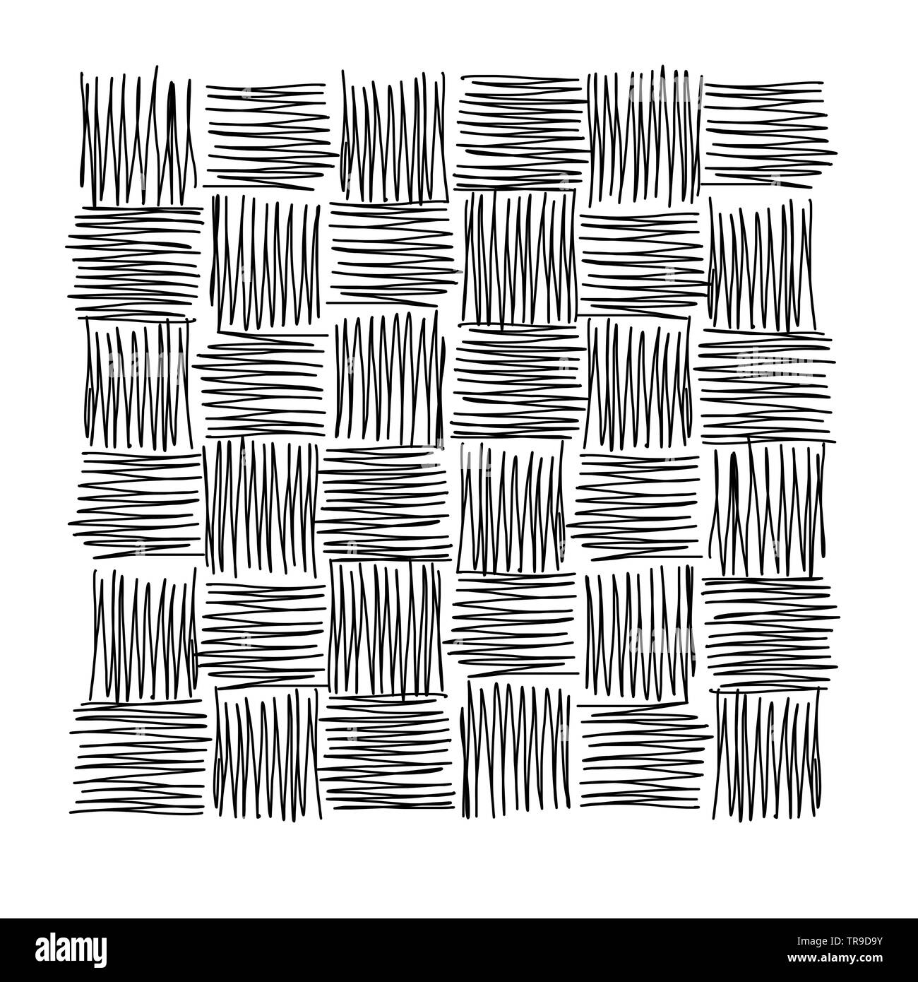 Fatte a mano sfondo astratta disegnata con una penna digitale Foto Stock