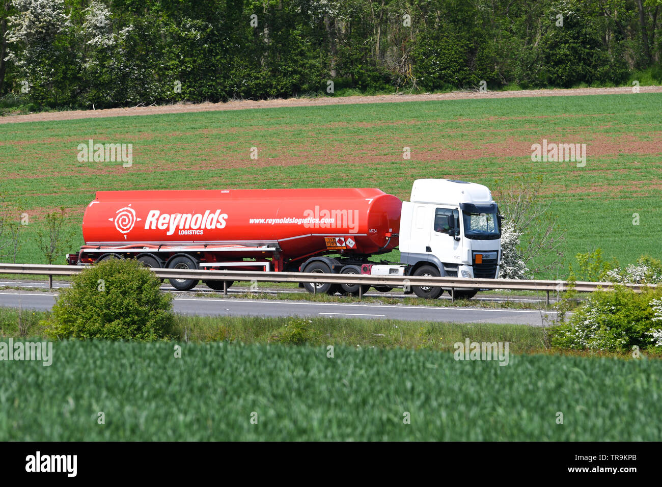 Automezzi pesanti sulla a42 in Leicestershire Foto Stock