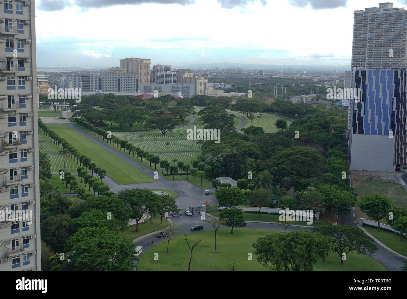 Bonifacio città globale, Metro Manila, Filippine è una finanziaria, commerciale e residenziale di mozzo in Metro Manila non lontano da Makati. Molto cosmopolita. Foto Stock