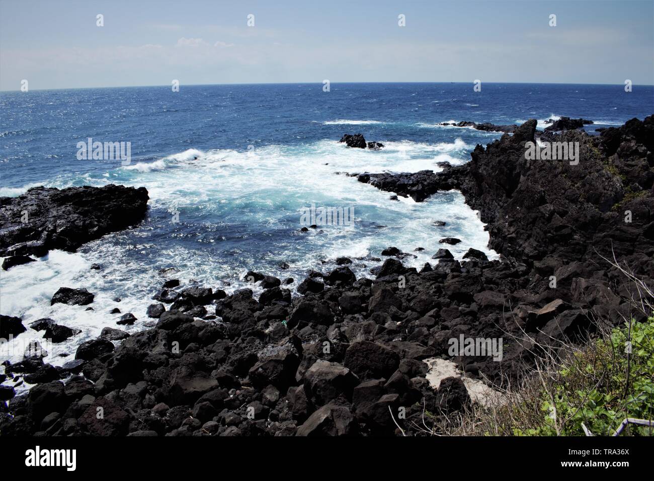 In Seopjikoji Jeju, Corea Foto Stock