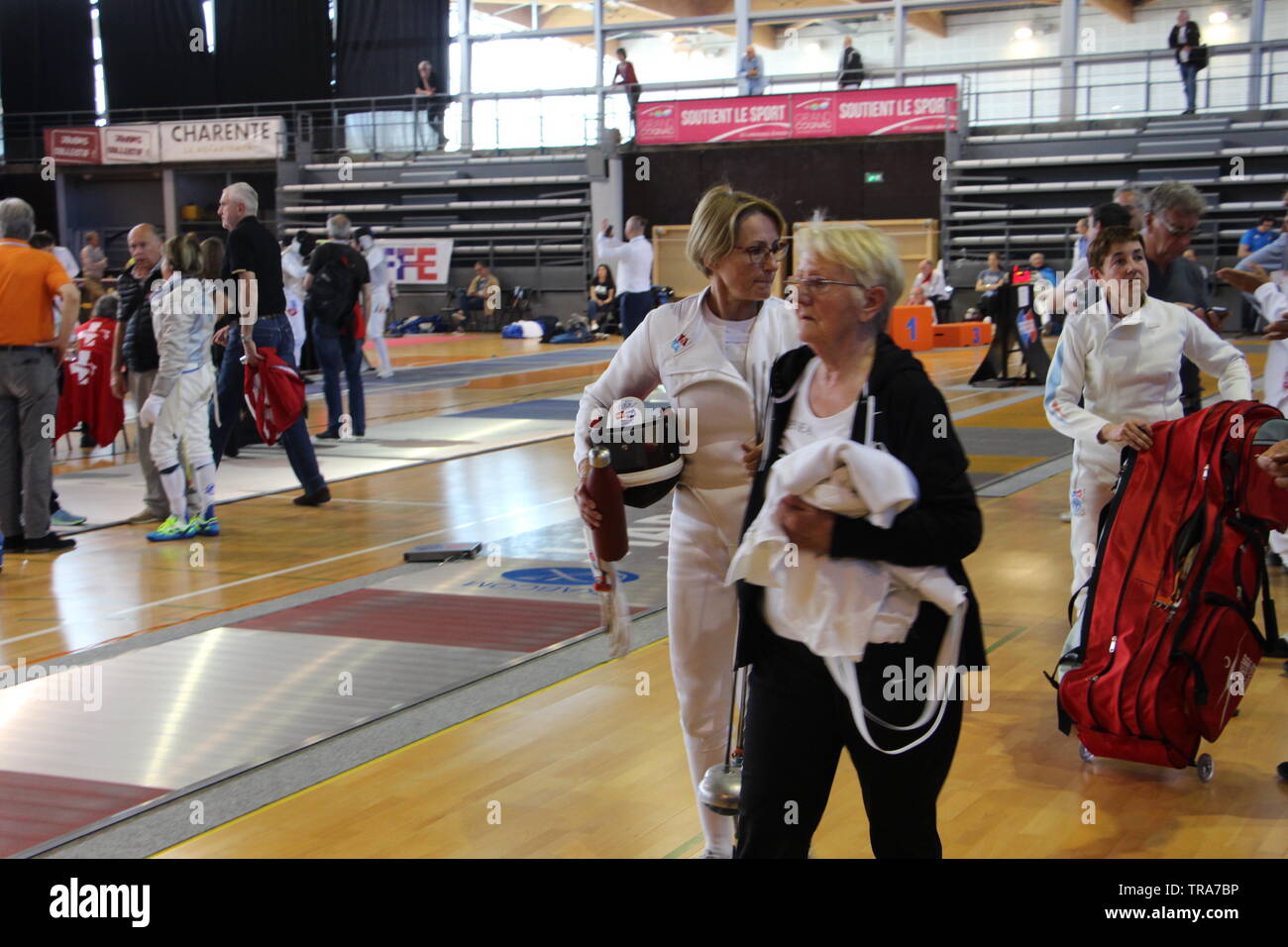 Championnat d'Europa d'Escrime Vétérans à COGNAC (Charente) Foto Stock