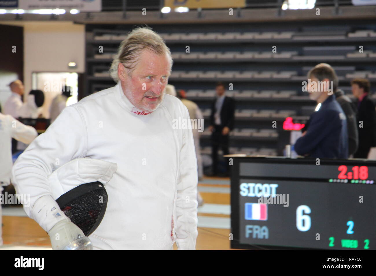 Championnat d'Europa d'Escrime Vétérans à COGNAC (Charente) Foto Stock